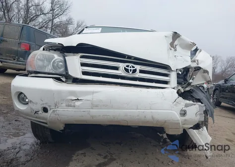 2006 Toyota Highlander Sport V6 из США, поврежденный, VIN JTEEP21A860166842